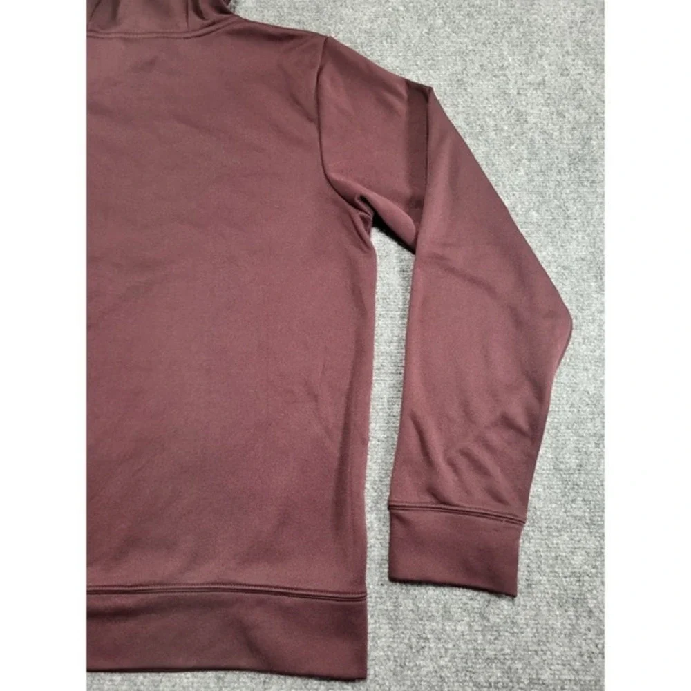 The North Face Drew Peak Hoodie Sweatshirt Men's Medium Maroon Pullover Outdoors